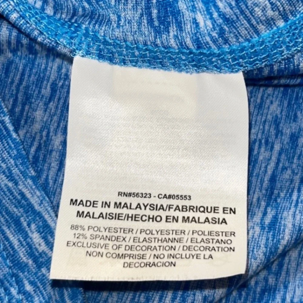 Nike Running Dri-FIT Blue Space Dye Half‎ Zip Long Sleeve Top Women's XS